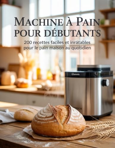 Machine à Pain pour Débutants : 200 Recettes Faciles et Inratables pour le Pain Maison au Quotidien