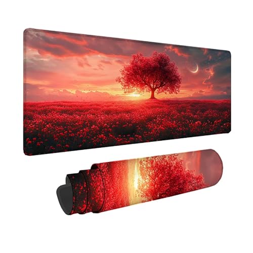 Tapis de souris pour gamer grand format tapis souris fleurs pc