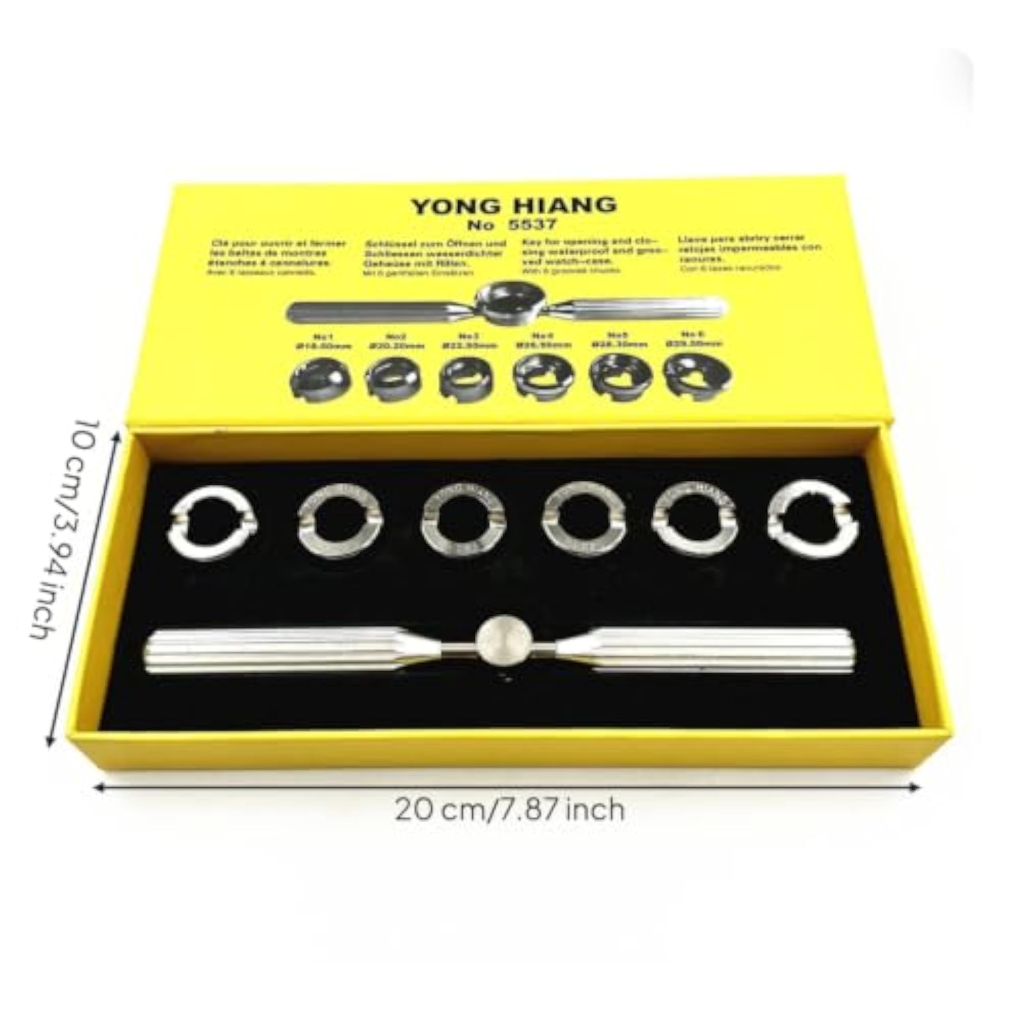 Interchangeable Watch Case Opener, Hand-Held Tool