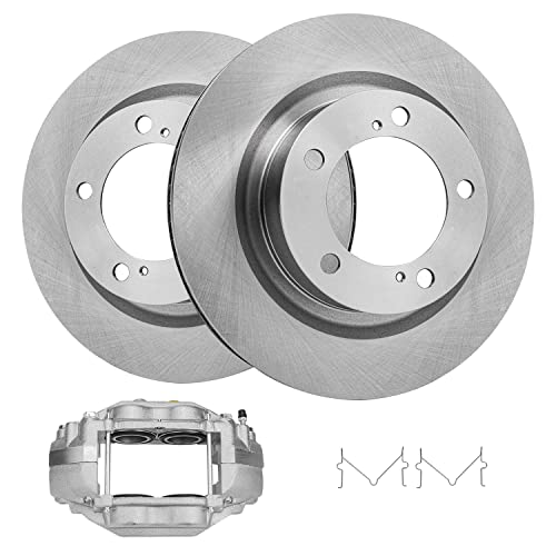 Detroit Axle - 354mm Front Disc Brake Rotors & Right Brake Caliper