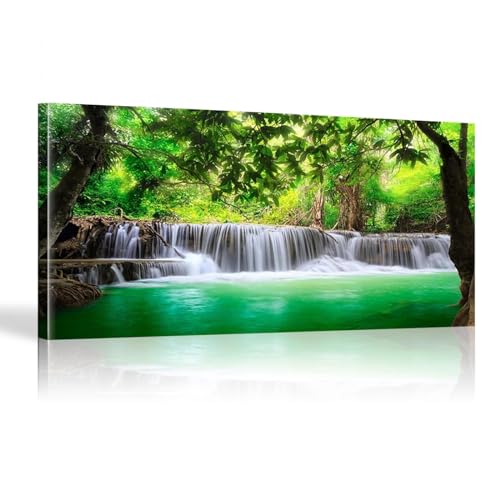 Toile cascade naturelle 80x160 cm pour illuminer votre grand salon