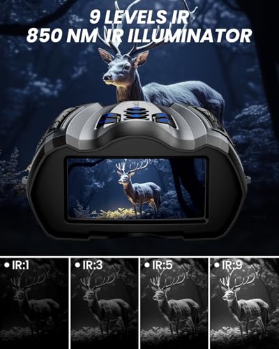 4K Night Vision Goggles with 10X Zoom