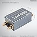 WisWinDa Pro 2Channels RCA Noise Filter Hum Eliminator Ground Loop Isolator (No Affect Bass) for HiFi Stereo Home Theater Car Audio Player (Silver-Gray (2CH HiFi Stereo RCA))