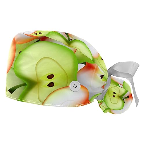 Berret Bouffant Évite la Transpiration Bonnet de Travail Réglable Fruit