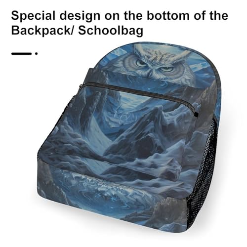 Sac ecole hibou blanc idéal pour la rentrée des classes - 6