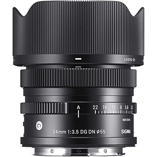 Image of Sigma 24mm F3.5 DG DN Lens for L-Mount, Black (404969)