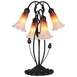 ステンドグラス テーブルライト スタンドランプ スタンドライト アンティーク レトロ おしゃれ ティファニー ステンドランプ 寝室 北欧 ベッドサイド 母の日 誕生日 結婚祝い ベッドライト プレゼント 卓上 ヴィンテージ スタンド 常夜灯 朝顔 LED対応 BIEYE照明L10699