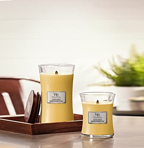 Woodwick Seaside Mimosa Medium Hourglass Candle, 9.7 Oz. #TOP3