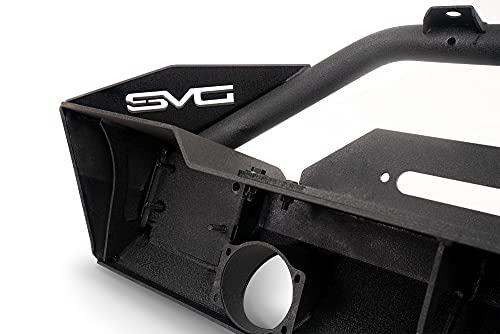 DV8 Offroad | Front Stubby Bumper with Bull Bar and Winch Mount for 07-18 Wrangler JK