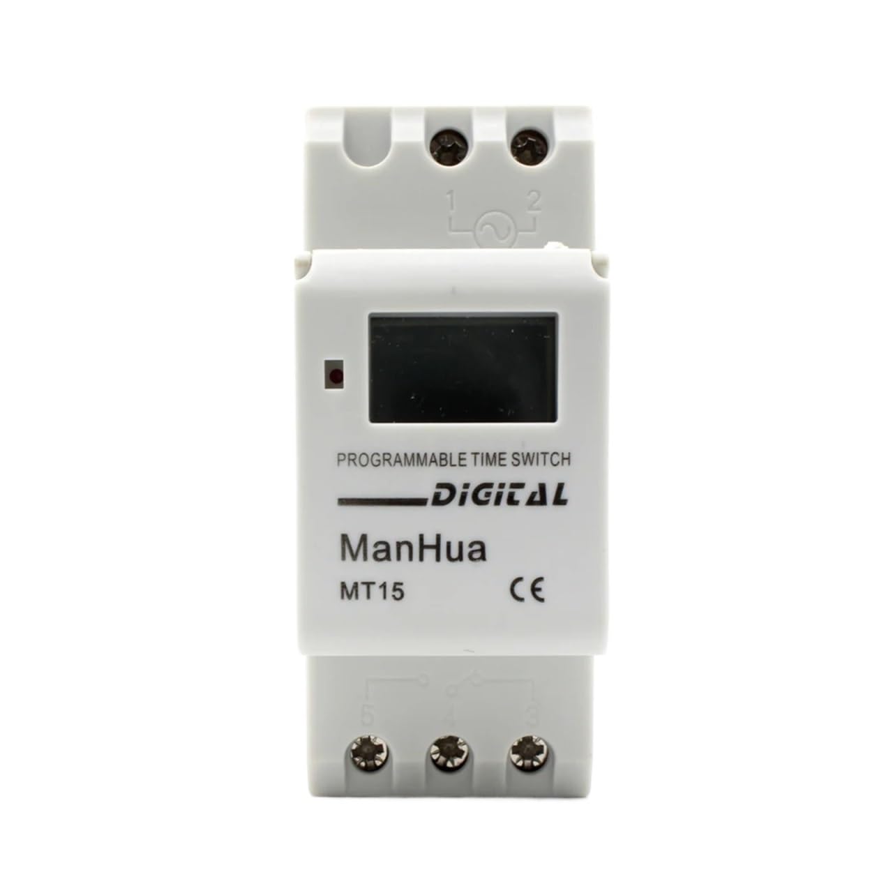 Electronic Weekly 7 Days Programmable Digital TIME Relay Timer Switch Control AC 220V 230V 12V 24V 48V 16A Din Rail Mount(30A 220V)