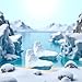 Jinshining 2Pcs Iceberg Model Realistic Arctic Miniature Iceberg 3D Model Polar Bear Christmas Decorations Cake Decoration Craft Home Decoration Cake and Cupcake Toppers Icing and Decorations Cooking