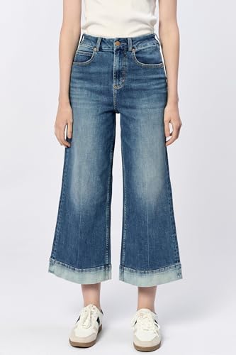 DEAR JOHN Audrey Wide Leg Women's Jean High Rise2