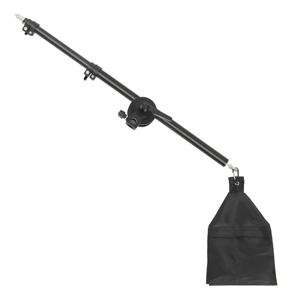 Generic Professional Telescopic Boom Arm Light Stand with Sandbag for Studio Lighting Boom Arm, Black (B0D1KN7BLJ) Amazon Price History, Amazon Price Tracker