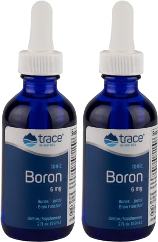 Trace Minerals Ionic Boron - Brain & Bone Support Supplement - Liquid Supplement with Magnesium to Aid Healthy Joints & Muscles - Supports Nerve Health - 96 Servings - 2 fl oz (About 96 Servings)