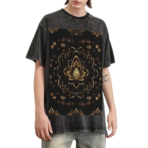T-shirt coupe ample homme en coton pour masquer les formes avec style rétro