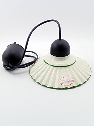 Preisvergleich Produktbild Kronleuchter Kunststoff Aussetzung Decke Design klassisches schwarz l1067 Maße:H122cm,ØLampenschirm19cm,Die Maße sind mit Lampenschirm.Lampenfassung Edison E 27