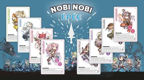 Nobi Nobi Épée / Jeu de société / À partir de 10 Ans / 1 à 5 Joueurs / 30-60 minutes: Le petit jeu de rôle de table ! – vue 6