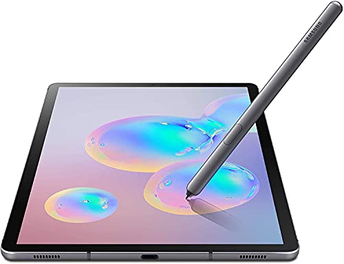 Samsung Galaxy Tab S6 10.5", 128Gb (Wifi + 4G Lte T-Mobile Locked) Android Tablet Mountain Grey - Sm-T867U (Renewed) (With S-Pen) #TOP1