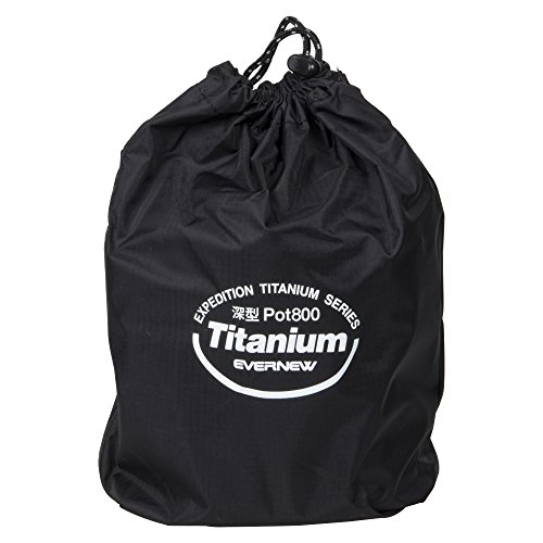 Evernew Titanium Ns Deep Pot With Handle.9 L #TOP3