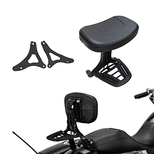 Dossier Moto Noir Réglable pour Harley Touring 2014-2020 | Conducteur et Passager
