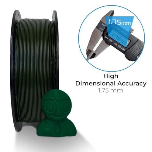 Image of NFIL3D Premium HS PLA+ Army Green - 3D Printing Filament | Compatible with All 3D Printers | 1.75mm | 1Kg Nett Weight