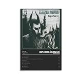 Dopethrone by Electric Wizard Canvas Poster Wall Decorative Art Painting Living Room Bedroom Decoration Gift Unframe-style12x18inch(30x45cm)