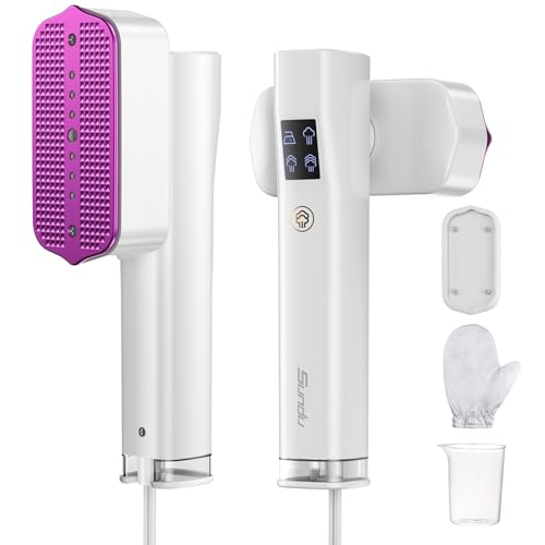 Image of Steamer for Clothes,Sundu Portable 2-in-1 Travel Steamer&Iron,15s Fast Heat-up,100ml Water Tank,Ironing Gloves,25 Min Powerful Continuous Steam,1200W&4 Modes Light Steam Iron for Travel&Home(Ivory)