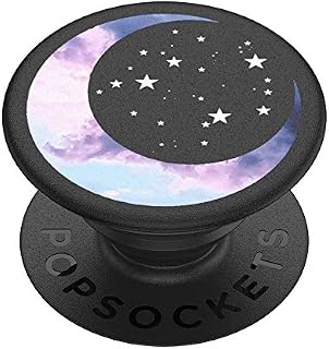 PopSockets PopGrip: Phone Grip and Phone Stand, Collapsible, Swappable Top, Selene