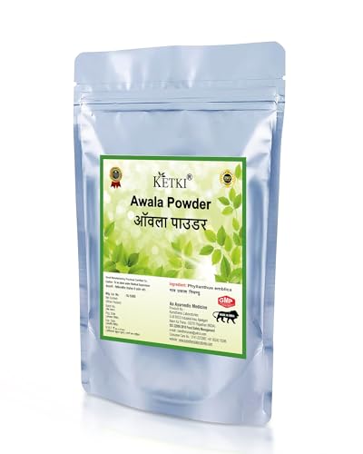 Image of Ketki Awala Powder | Phyllanthus Emblica | Indian Gooseberry Powder | Chemical Free | 100% Natural & Shade-Dried | 100g, Pack of 1 | For Hair Masks, Skin Care
