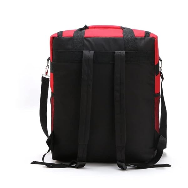 Stor kylväska för kvinnor - Isolerad termisk väska med ispåsar - Perfekt för att hålla biffar fräscha - Snygg blå design blå