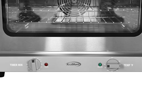 KoolMore 23 in. Commercial Countertop Convection Oven for Half-Size Pans with 4 Racks 1600W of Power in Stainless-Steel, ETL Listed for Safety and Sanitation (KM-CTCO-15) by KoolMore - Image 5