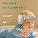 Baby Ear Protection for Infants and Toddlers, Baby Hearing Protection 3-48 Months, CE & ANSI Certified, 25dB Noise Cancelling Headphones for Travel, Airplanes