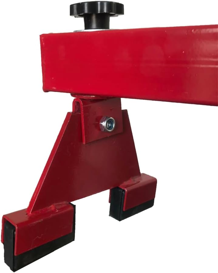 Engine Support Bar 1100 Lbs Capacity Engine Transverse Bar Engine Hoist 2 Point Lift Holder Hoist Dual Hooks, Engine Hoist for Home Garages Auto Repair Shop