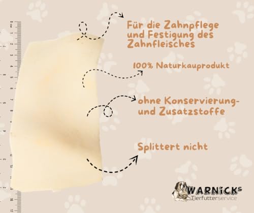 Kauchips aus Büffelhaut ca. 12-15 cm Stücke (1KG)