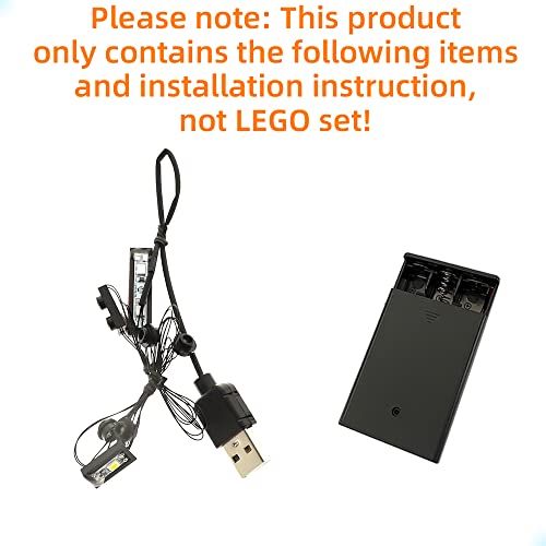 GEAMENT LED Light Kit Compatible with LEGO Escape from the Lost Tomb - for Indiana Jones 77013 Model (Building Set Not Included) - Image 3