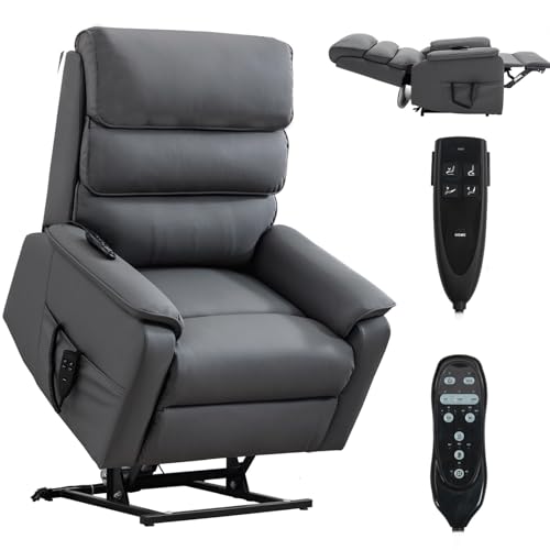 Sillón reclinable moderno eléctrico cuero miniatura 1