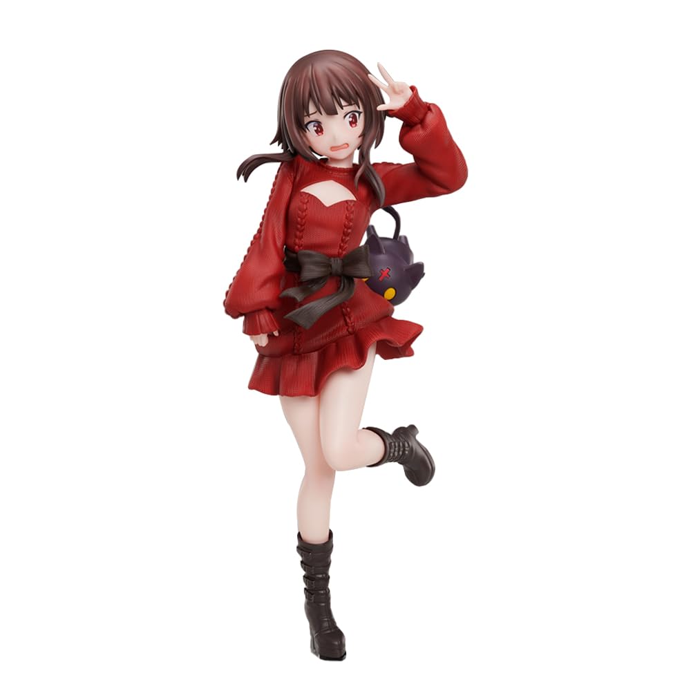 Zhongkaihua Konosuba God's Blessing On This Wonderful World Megumin Figure 21.5CM Red Dress Ver Anime Pvc Model Decoration Ornament Birthday Gift For Fans