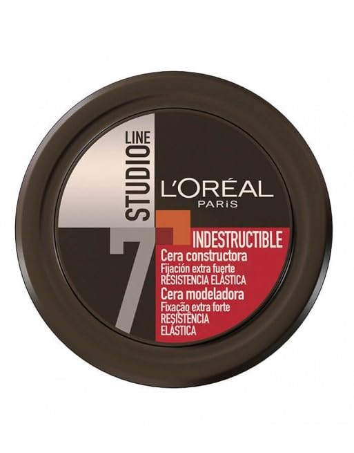 Loreal Paris Studio Line Indestructible Hair Wax 75ml Professional Strong Hold Styling Paste For Men And Women-image-37
