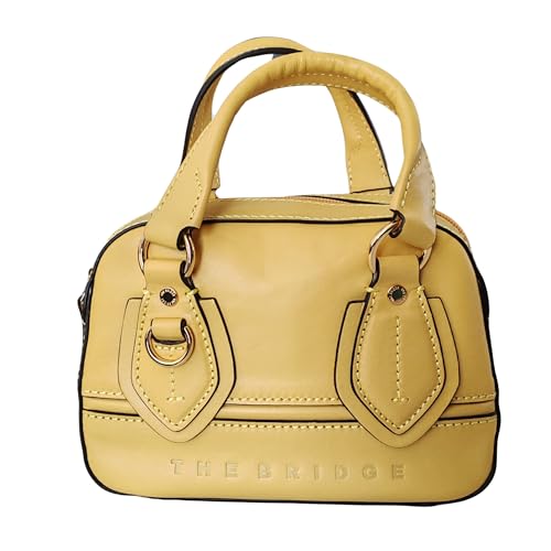  The Bridge Borsa A Mano 44680501 Mini Bowling Donna Pelle Giallo Uni