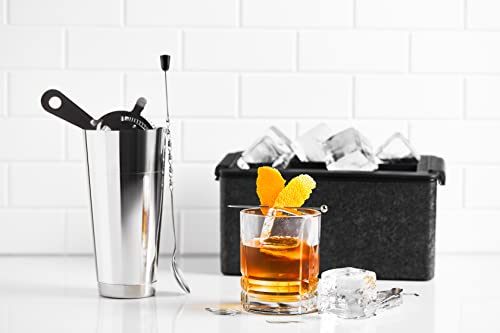 Lemonsoda Crystal Clear Ice Cube Maker Tray - Eight 2" Squares Ice Cube Mold For Whiskey, Scotch And Cocktails #TOP3
