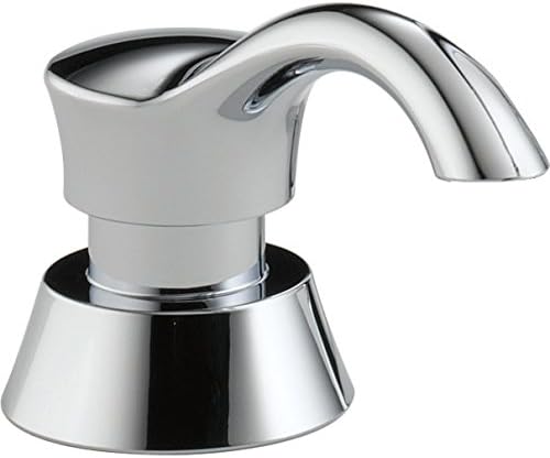 Delta Faucet Pilar Kitchen Soap Dispenser for Kitchen Sinks, Chrome RP50781 13 oz