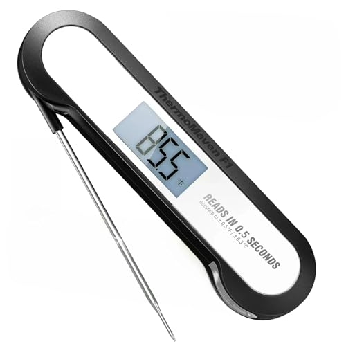 0.5 Seconds Instant Read Meat Thermometer Digital for Cooking with Ambidextrous Backlit & IP67 Waterproof, Magnetic ThermoMaven F1 Food Probe for Kitchen, Outdoor Grilling, BBQ Smoker image 4