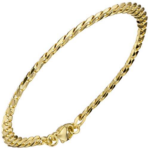 Preisvergleich Produktbild JOBO Panzerarmband 333 Gold Gelbgold 19 cm Goldarmband Armband