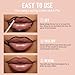 iMethod Lip Stain - Lip Liner Stain, Natural Long Lasting Lip Stain Peel Off, Waterproof Stay On All Day, Transfer-Proof, Highly Pigmented, Instant Peel Off Color, Cocoa