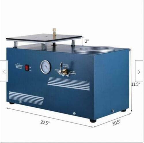 Jewelry Lost Wax Cast Combination Vacuum Investing Casting Investment Machine