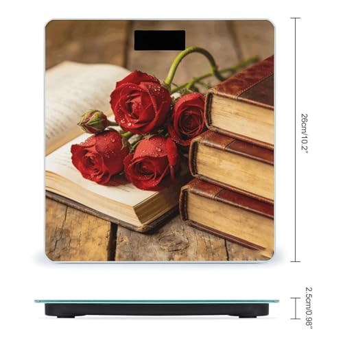 Báscula digital de baño con plataforma de vidrio templado miniatura 2