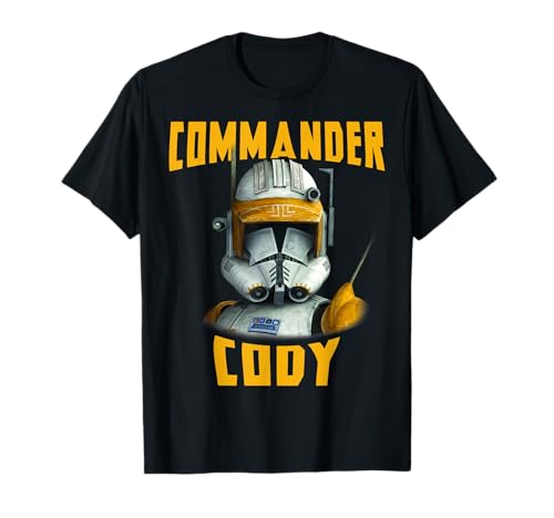 T-shirt Star Wars Clone Wars Commander Cody haut geek coton imprimé science-fiction original