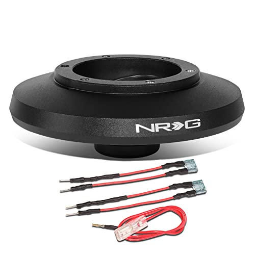 NRG Innovations SRK-F56H �A���~�j�E���X�e�A�����O�z�C�[���V���[�g�n�u�A�_�v�^�[�L�b�g 14-18 BMW 220i 328d/xDrive�Ή� 6�{���g X 70mm�p�^�[�� �u���b�N