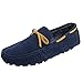 comfortlying Fumer mocasseur Conduite Mocassins for Hommes Puce Chaussures de Pont Couture Détails 1-Eye Rond Toe Faux Fourrure Fourrure Fourée Chaud Chautte Soft Talon Résistant