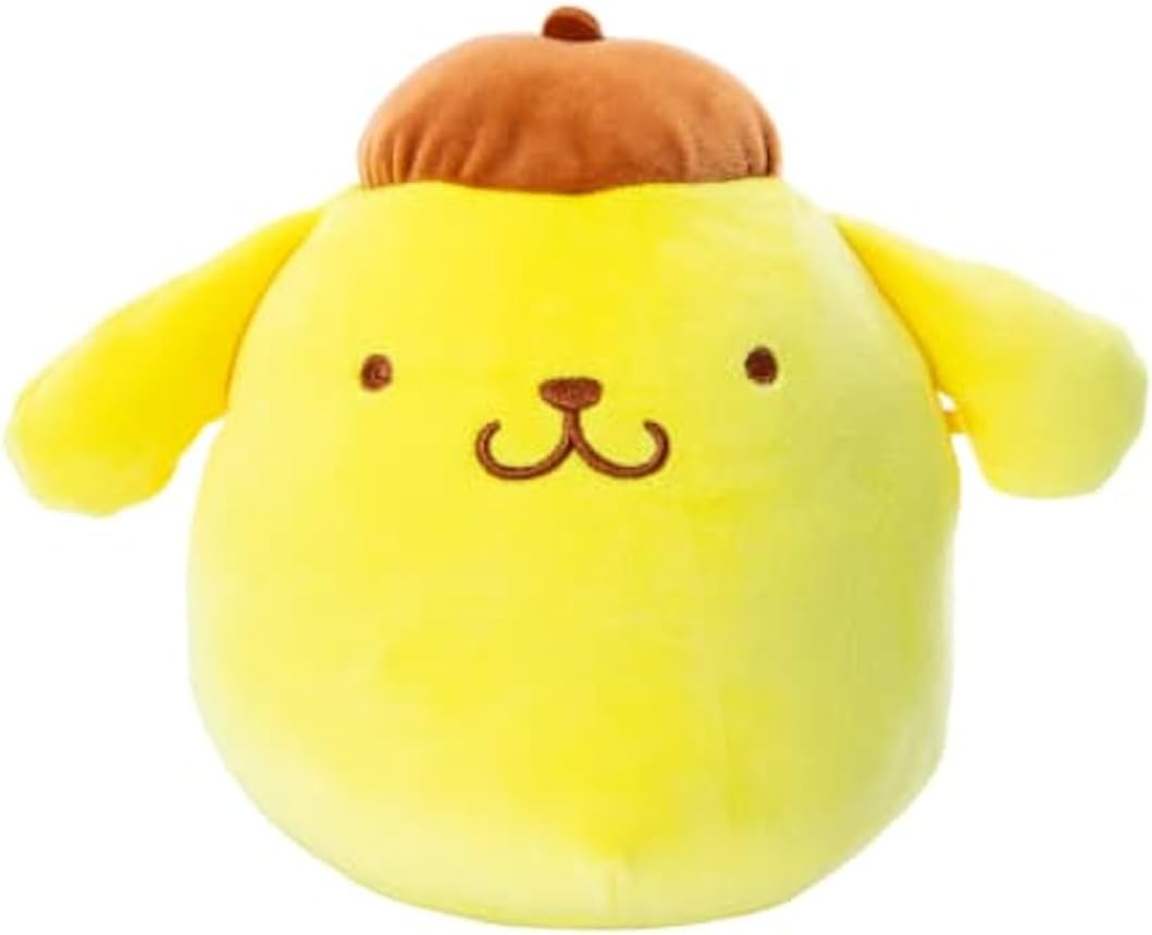 Squishmallows 6.5"" Hello Kitty Pompompurin, Medium, Yellow
